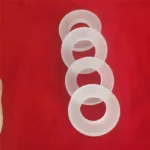 High purity frosty silica quartz ring customize frosty quartz glass flange