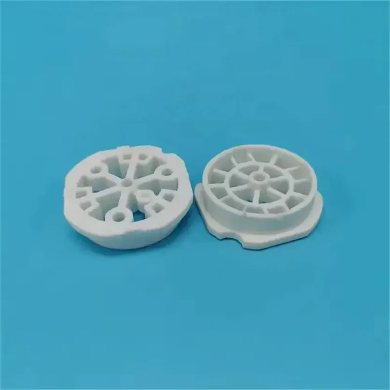 Hc79d555189f84a1e8df40c8cadbe53f53.webp High Insulation Ceramic Disc Steatite Ceramic Base Insulator - Image 1