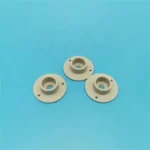High Precision Aluminum Nitride Ceramic Insulator Bushing with Flange Mounting Holes