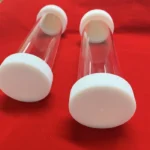 Both Ends Open clear Transparent 99.99% Quartz Glass Threaded Tube Silica Quartz Polished Pipe Tubing with Lid Cap - Image 4