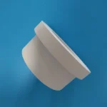 Hexagonal Boron Nitride Ceramic Heat Sleeves HBN Ceramic Insulator Tube  with Flange - Image 6