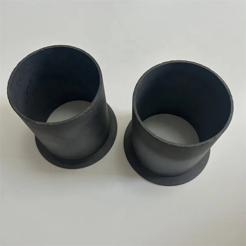 Hc8ffa80bcdb840eba56007e192e0e6abD.webp Large Diameter Silicon Carbide Irregular Tube Presureless Sintered SiC Ceramic Pipe - Image 1