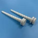 Refractory White Corundum Ceramic Screw Customized Mullite Irregular Furnace Part - Image 4