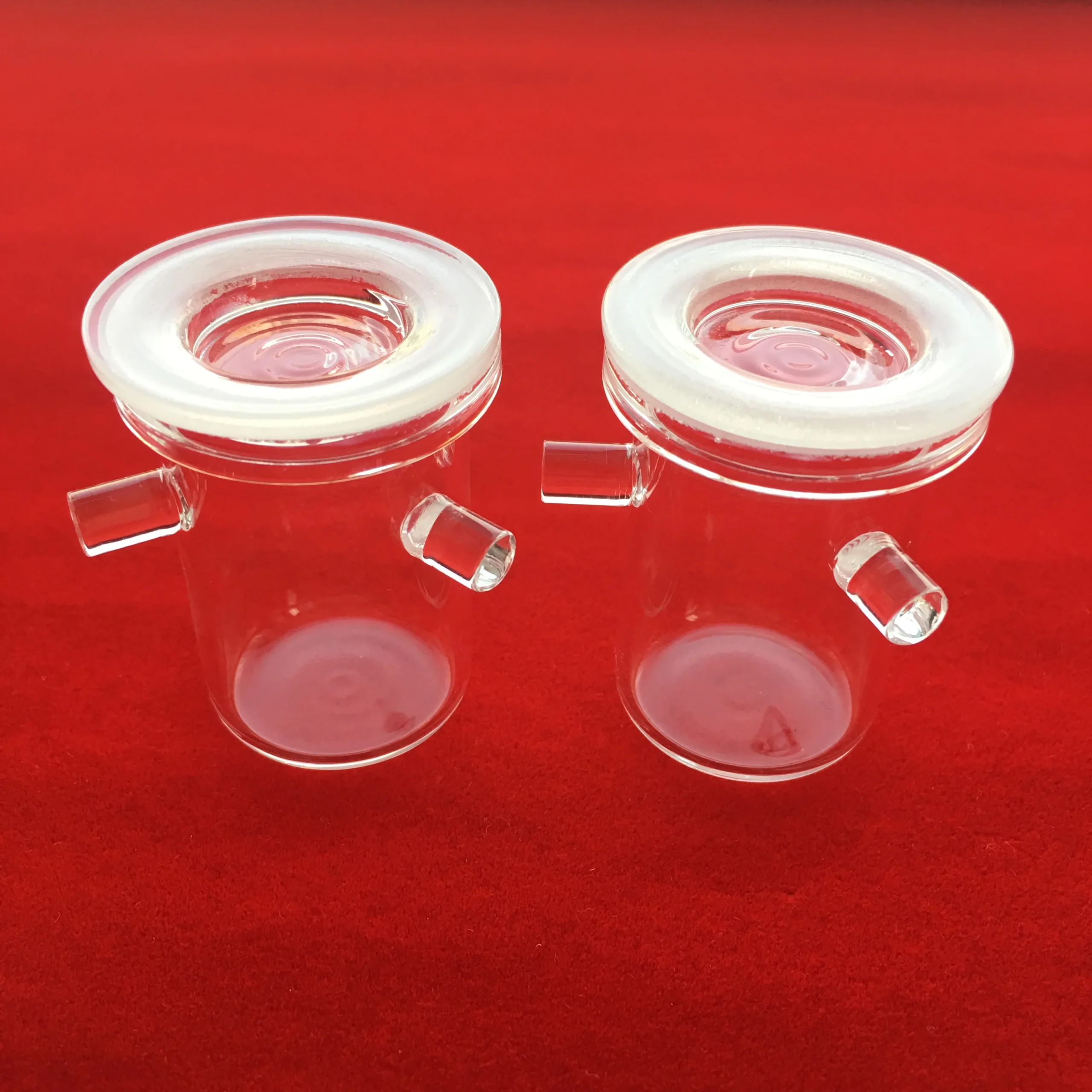Hcb51a8f9b5274b3fbad2c898d7c2d58eV.webp Polishing cylindrical clear silica quartz crucible customize transparent fused quartz crucible with support - Image 1