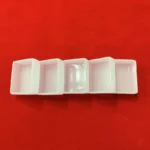 High purity milky white  quartz tray customize square opaque quartz  dish - Image 6