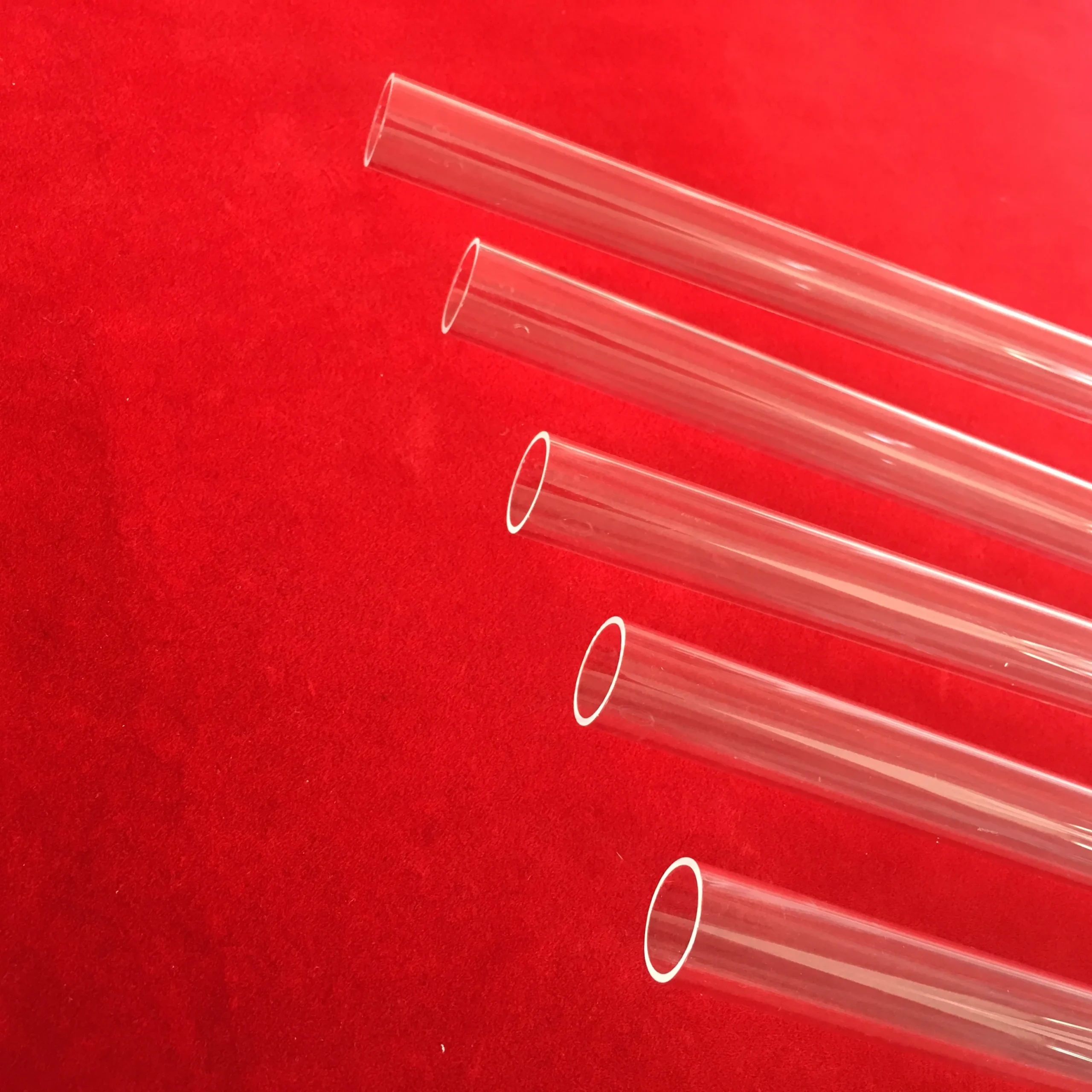 Hcd5f8c75d23c47549cec4f500434ff0bU.webp High Temperature Resistant Quartz Glass Cylinder Pipe Polished Quartz Glass Tube - Image 1