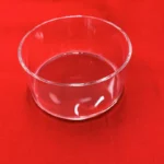 Heat Resistance Transparent Fused Silica Cylinder Crucible Quartz Glass Crucible for Lab Quartz Petri Dish