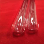 High UV Transmission Round Bottom Fused clear Quartz Glass Pipe - Image 5