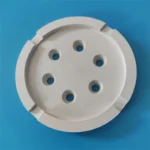 High Temp Resistant Boron Nitride Ceramic Round Plate with Hole - Image 2