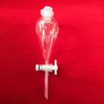 Borosilicate Glass Thick Pear Shaped Chemistry Laboratory Equipment Separating Conical Funnel - Image 4