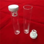 Flat Bottom Transparent Quartz Glass Test Tube Clear Fused Silica Quartz Tube