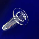 Customized Clear Quartz Glass Tube One End Round Bottom Transparent Quartz Glass Tube With Welding Flange - Image 2