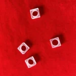 Laboratory Translucent Frosted Fused Silica Quartz Flange Glass Ring Quartz Glass Flange - Image 5