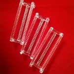 Transparent Quartz Wafer Carrier Quartz Boat  for Diffusion Quartz Glass Crucible Fit in  Tube Furnace - Image 6