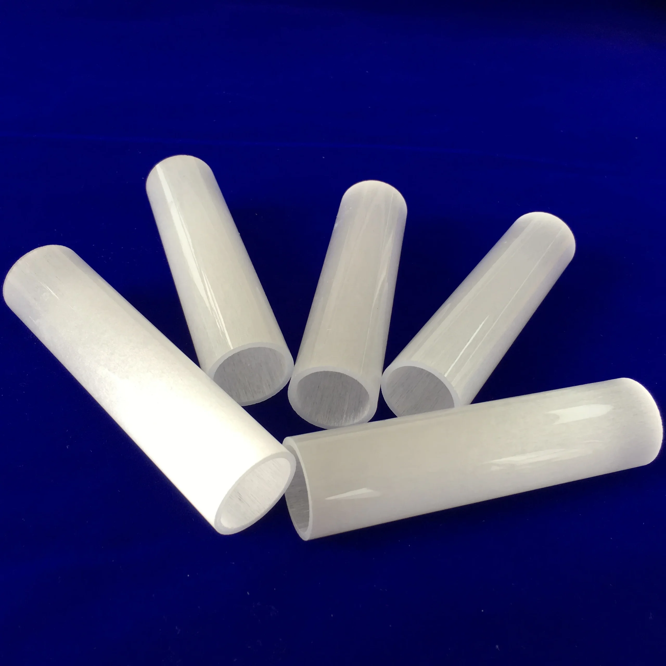 Hd6e8d328c3ad4e5787a00c84c67d3a15k.webp High Temperature Resistant Milky White Quartz Glass Heating Tube Opaque Silica Glass Pipes - Image 1