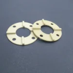 Aluminum Nitride (AlN) Ceramic Wafer Circular 4 Holes Aluminum Nitride Heat Dissipation Sheet - Image 2