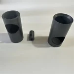 Customized Boron Carbide Tube Insulator Black B4C Ceramic Irregular Pipe - Image 2