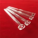 Factory Custom Cuarzo Fused Silica Quartz Glass Welded Quartz Tube With Flange Kf Flanged Quartz Tube - Image 3