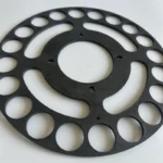 Reaction Sintered Silicon Carbide Irregular Plate Black Insulator SiC Ceramic Disc - Image 2