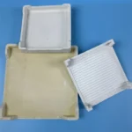 Customized Refractory Calcium Stabilized Zirconia Board ZrO2 Ceramic Tray for Furnace Sintering with Coating for Ceramic Kiln