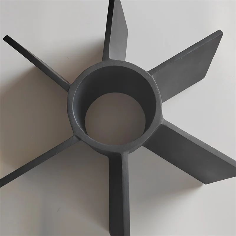 He141ce9256884aa1b64c5e336890e844U.webp 6-Blade Silicon Carbide Ceramic Roller Gear SiC Part Stirring Pump Impeller - Image 1