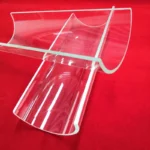 High Purity Customized Half Cylinder Glas Rohr Quartz Round Clear Quartz Glass Half Tube - Image 3