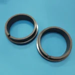 SiC Ceramic Rotary Seal Ring Silicon Carbide Ceramic Mechanical Seal Ring with Anti-rotation Slot & Stepped Flange for Pump - Image 3