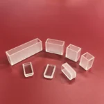 Frosted Square Quartz Glass Cuvette 2 Sides Transparent 2 Sides Frosted for Lab Analyse - Image 5