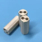 High Temperature  MGO Two Holes Tube Magnesium Oxide Ceramic Tubes
