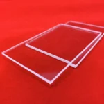 High-Precision Square Shaped Clear Quartz Plate