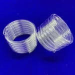 High Temperature and Corrosion Clear Spiral Quartz Glass Heat Tube Helix Quartz Condenser Tubing - Image 2