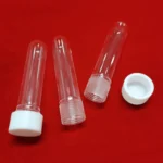 OD20mm Round bottom clear quartz test tube with screw thread stopper - Image 5