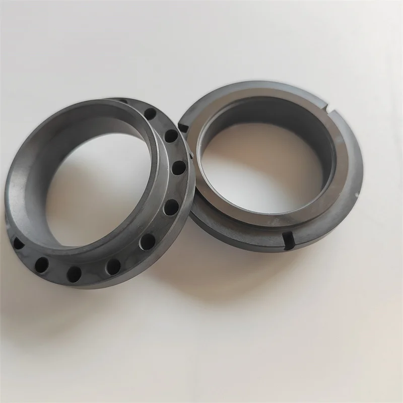 Hea3fb11afcda434c81dfb5af04410cf3q.webp Factory Delivery Customized Shaft Seal Ring Silicone Carbide SSIC RBSIC Sic Ring for Pump Mechanical Seal - Image 1