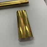 Twin  Clear Quartz Pipe Gloden Plated Silica Tubing for Boilers - Image 3