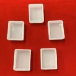 High purity milky white  quartz tray customize square opaque quartz  dish - Image 5