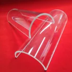 High Purity Customized Half Cylinder Glas Rohr Quartz Round Clear Quartz Glass Half Tube Arched Plate - Image 6