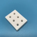 Low Density Machinable Glass Ceramic Board Insulator White Ceramic Plate With Hole - Image 4