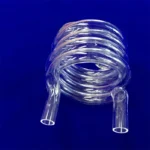 Custom Quartz Spiral Tube Quartz Bend Laboratory Equipment Transparent Quartz Glass Tube/pipe in Various Sizes