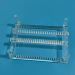 Customized High Temperature Resistant 1100??C Clear Silica Quartz Boat Wafer Carry - Image 2