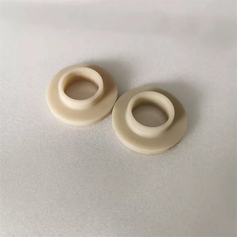 Hef2fe39dce69403ead08ac3414b9546cN.webp Insulation AlN Disc 170W/m.k Thermal Conductivity Aluminum Nitride Ceramic Part Washer - Image 1