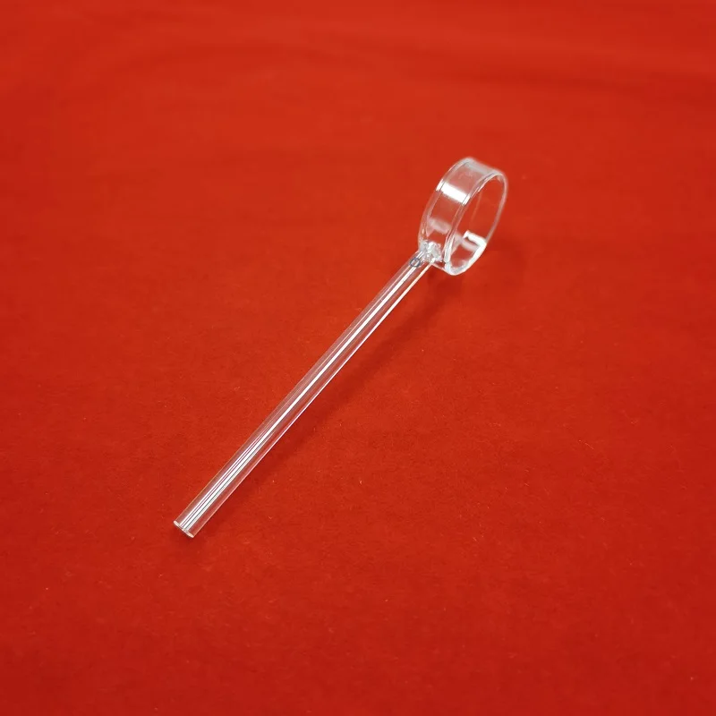 Hefe7a5aac6a641268cc3936a61a8b24ap.webp High Quality Borosilicate 10mm Light Path Optical Quartz Glass Cuvette UV Quartz Flow Cell With Steam Tube - Image 1
