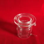 Corrosion resistance clear quartz reaction flask with flange - Image 3