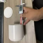Zirconia Ceramic High Hardness Ball Mill Grinding Jar Industrial Heat Resistance Cutting Customizable Size Ceramic Parts - Image 2