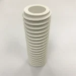 Refractory Cordierite Ceramic Tube Insulator Mullite Ceramic Kiln Pipe With Thread