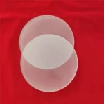 Customized Circle Frosted Quartz Glass Plate Semi-transparent Quartz Uv Sheet - Image 4