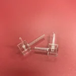 Customized Quartz Glass Flow Through Cuvette Connector 1mm Pathlength High Transmission High Purity Silica for Optical Devices - Image 2