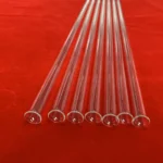 High-temperature Transparent Fused Silica Quartz Tube with Flange Clear Lip-ended Fused Silica Tube - Image 2