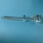 High Temperature Resistant Silica Glass Quartz Rod with Flanges - Image 4