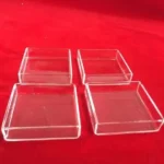 Laboratory Heat Resistant Petri Dish Cell clear Rectangular Quartz Glass Culture Dish - Image 3