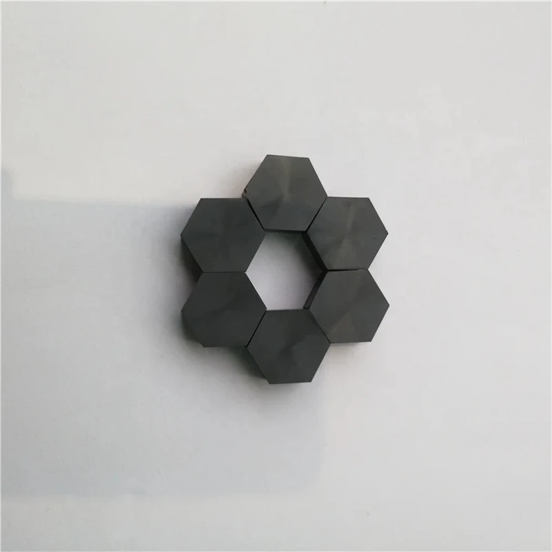 Hf412ddfb523f44f18eaf39d023526180b.webp Customized High Strength Hexagonal Boron Carbide Ceramic Tiles B4C Plate - Image 1